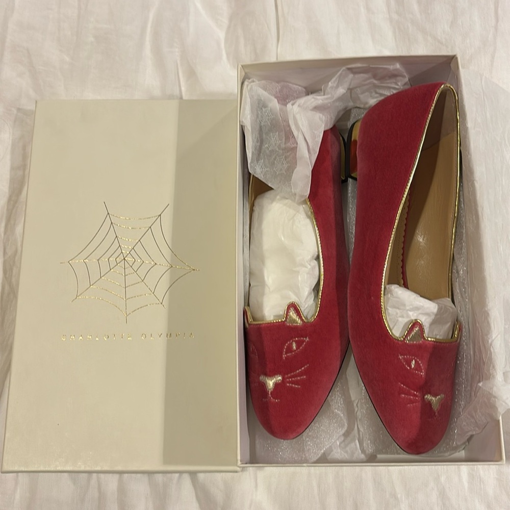 Charlotte Olympia Kitty flats